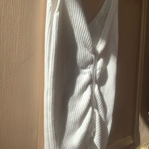 Off white tank top, cotton, size:Small